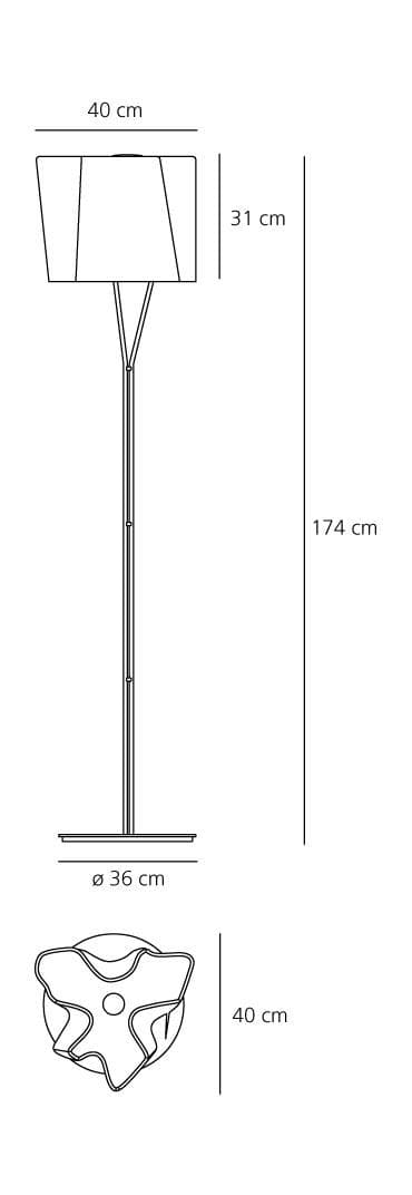 Торшер Artemide Logico terra Artemide