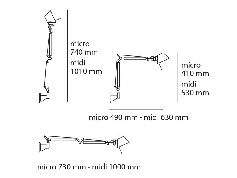 Настенный светильник Artemide Tolomeo Micro Wall Artemide