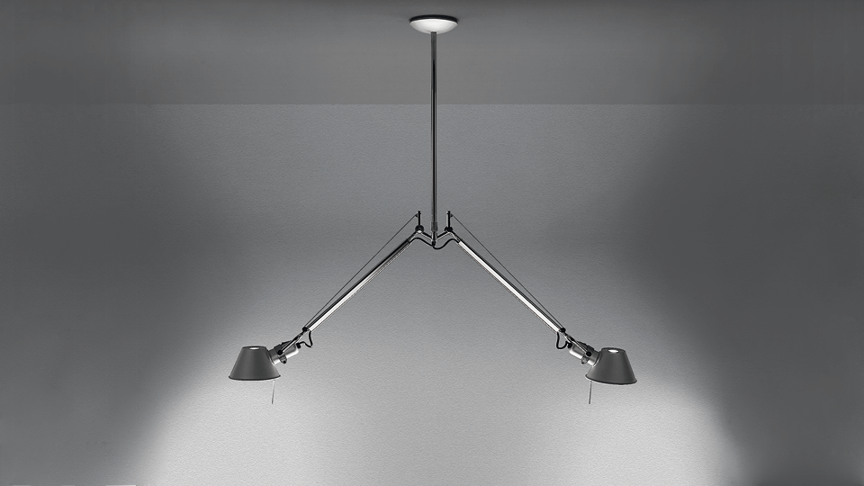 Подвесной светильник Artemide Tolomeo Sospensione 2 Bracci Artemide