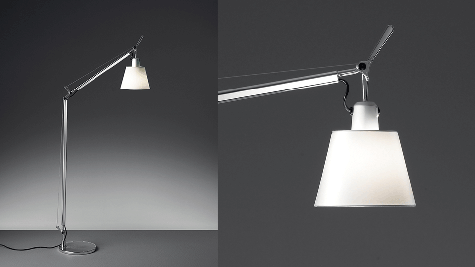Торшер Artemide Tolomeo basculante lettura - Parchment Diffuser 180 Artemide
