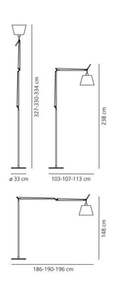 Торшер Artemide Tolomeo Floor Mega Artemide