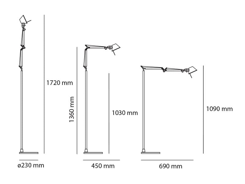 Настенный светильник Artemide Tolomeo Micro Wall Artemide