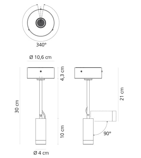 Artemide Architectural Vector - Ceiling - Flood - White Artemide Architectural