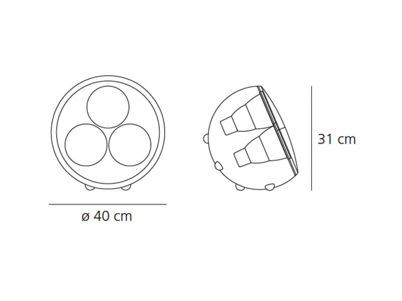 Настольная лампа Artemide Yang Metamorfosi Artemide