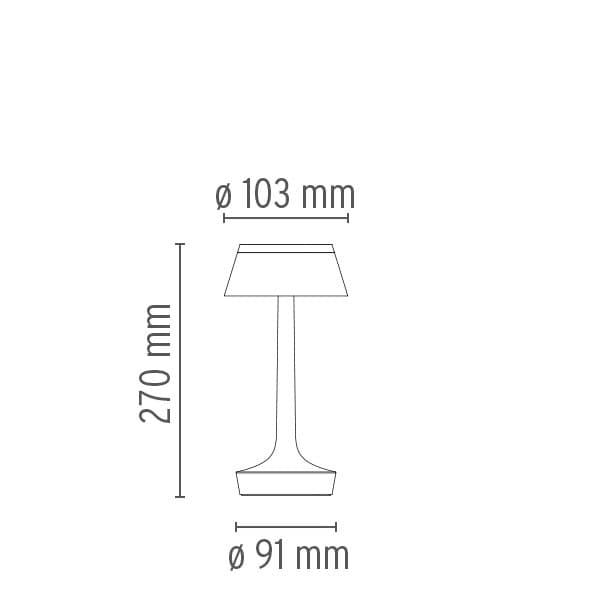 Настольная лампа Flos Bon Jour Unplugged Flos