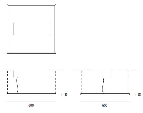 Подвесная система освещения Artemide Architectural Grafa Stand Alone 600x600 Artemide Architectural
