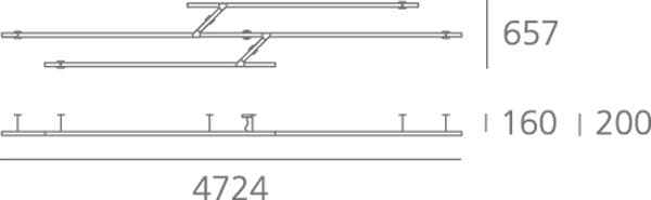 Настенно-потолочный светильник Artemide Architectural Kao Wall/Ceiling Kit E Artemide Architectural