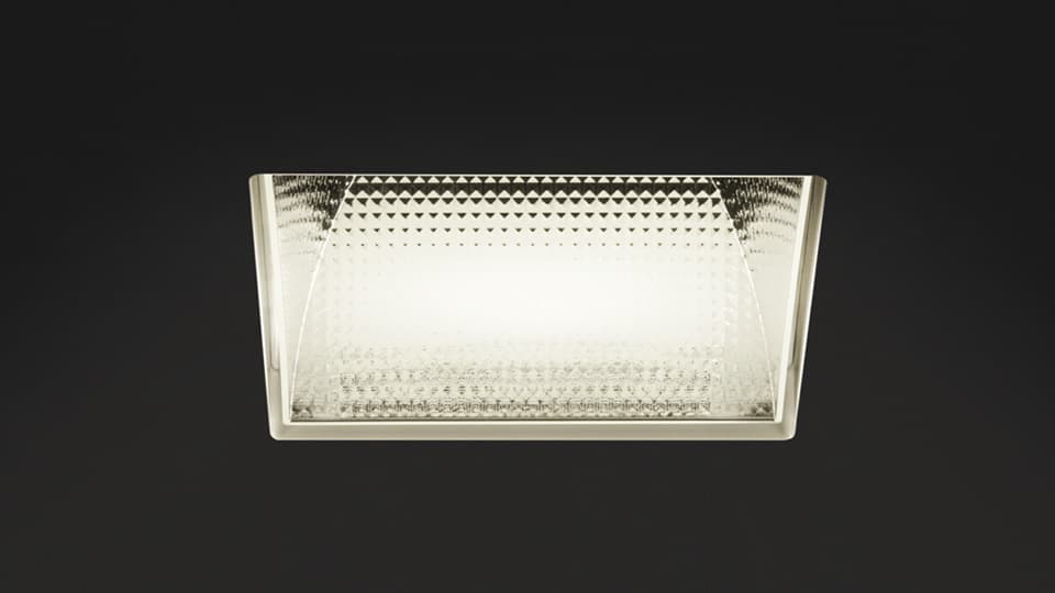 Встраиваемый в потолок светильник Artemide Architectural Luceri Kadro LED trimless Sharp edge trim Artemide Architectural