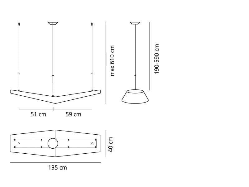 Подвесной светильник Artemide Architectural Mouette Symmetric Artemide Architectural