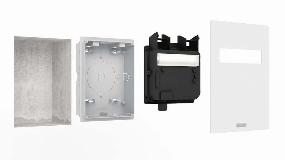 Встраиваемый в стену светильник Artemide Architectural Nuda recessed Artemide Architectural