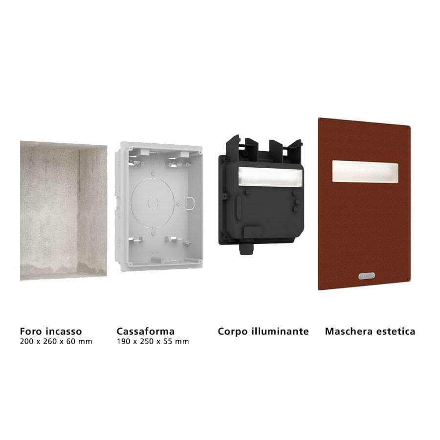 Встраиваемый в стену светильник Artemide Architectural Nuda recessed Artemide Architectural