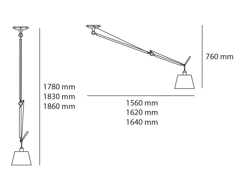 Подвесной светильник Artemide Tolomeo suspension decentralized - Structure Artemide — фото 5