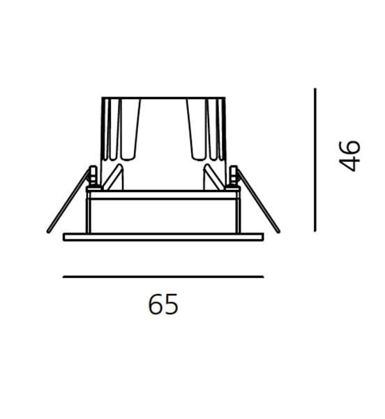 Встраиваемый в потолок светильник Artemide Architectural Zeno Up 3 Artemide Architectural
