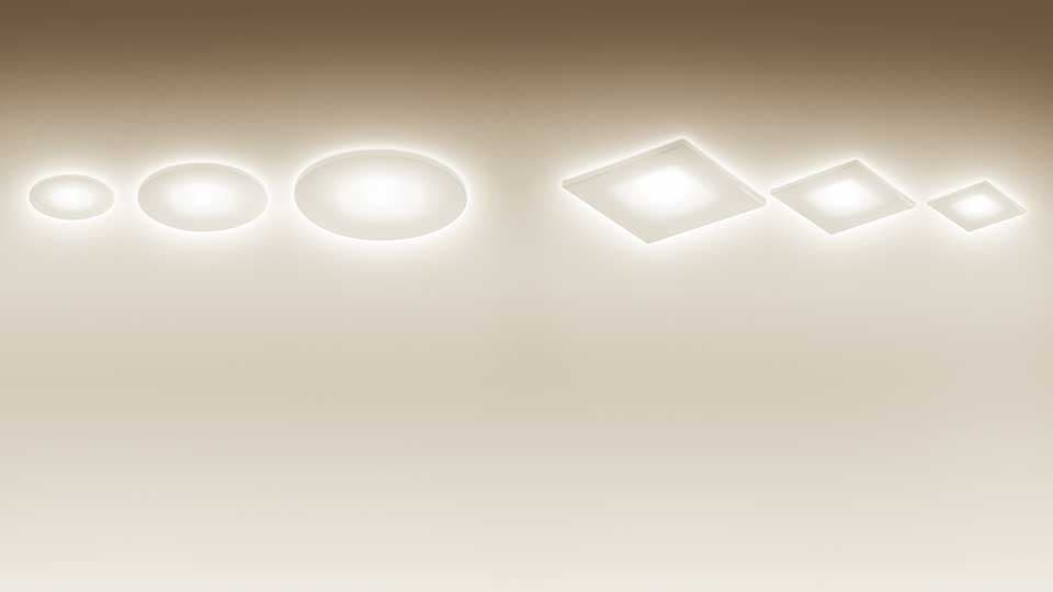 Встраиваемый в потолок светильник Artemide Architectural Zeno Up 2 Frosted Square Artemide Architectural