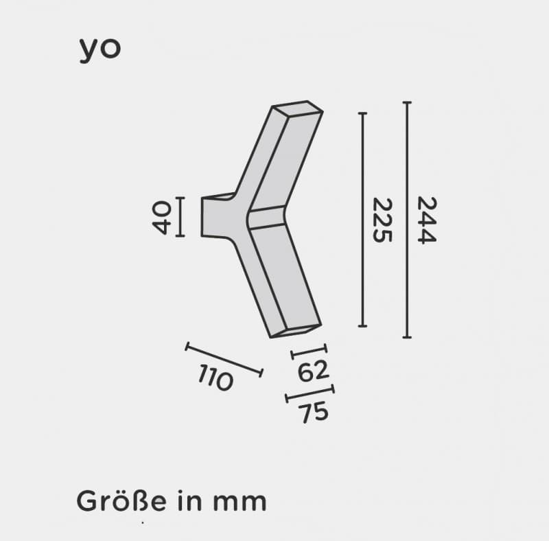 Настенный светильник IP44.de yo anthracite IP44.de