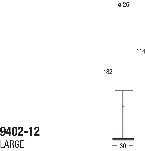 Торшер Penta Aba Hi-tech 9402-12 Penta
