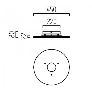 Потолочный светильник Helestra ALIDE 95/1315.86/5081 Helestra