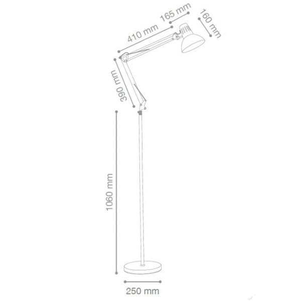 Торшер Ideal Lux WALLY PT1 Ideal Lux