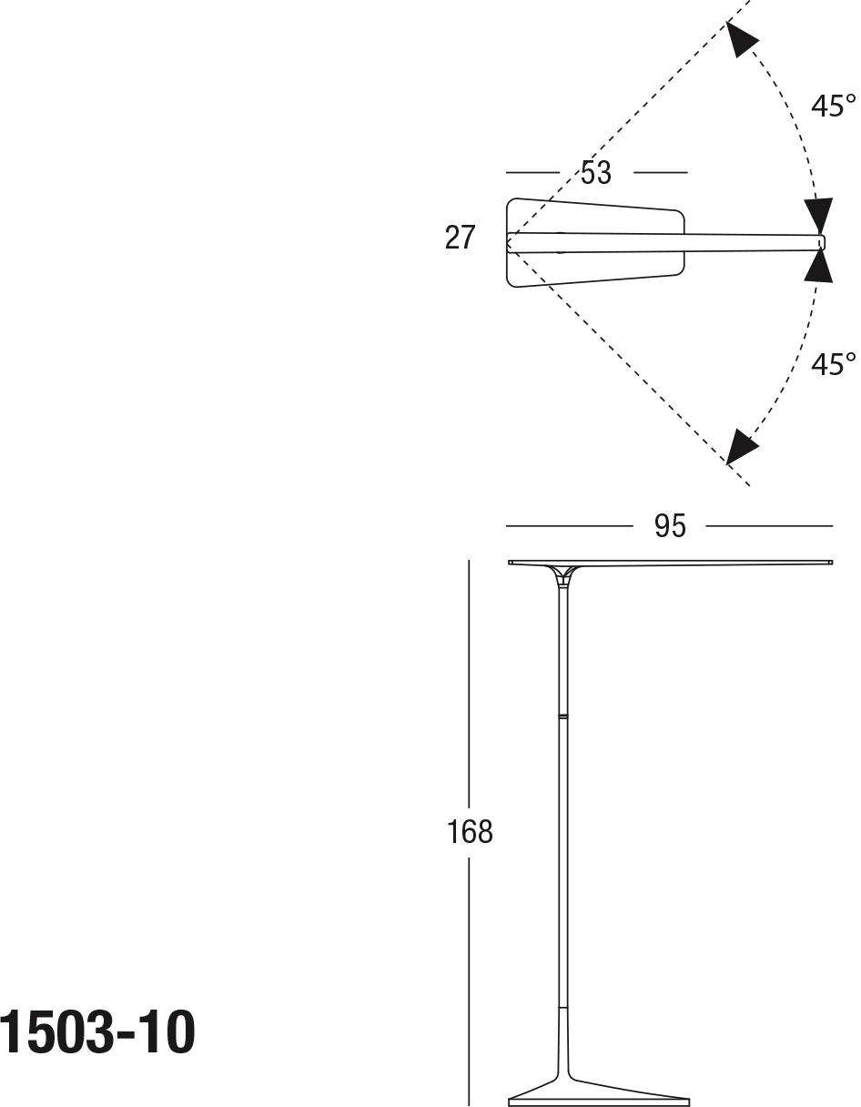 Напольный светильник Penta Ciak 1503-10 Penta