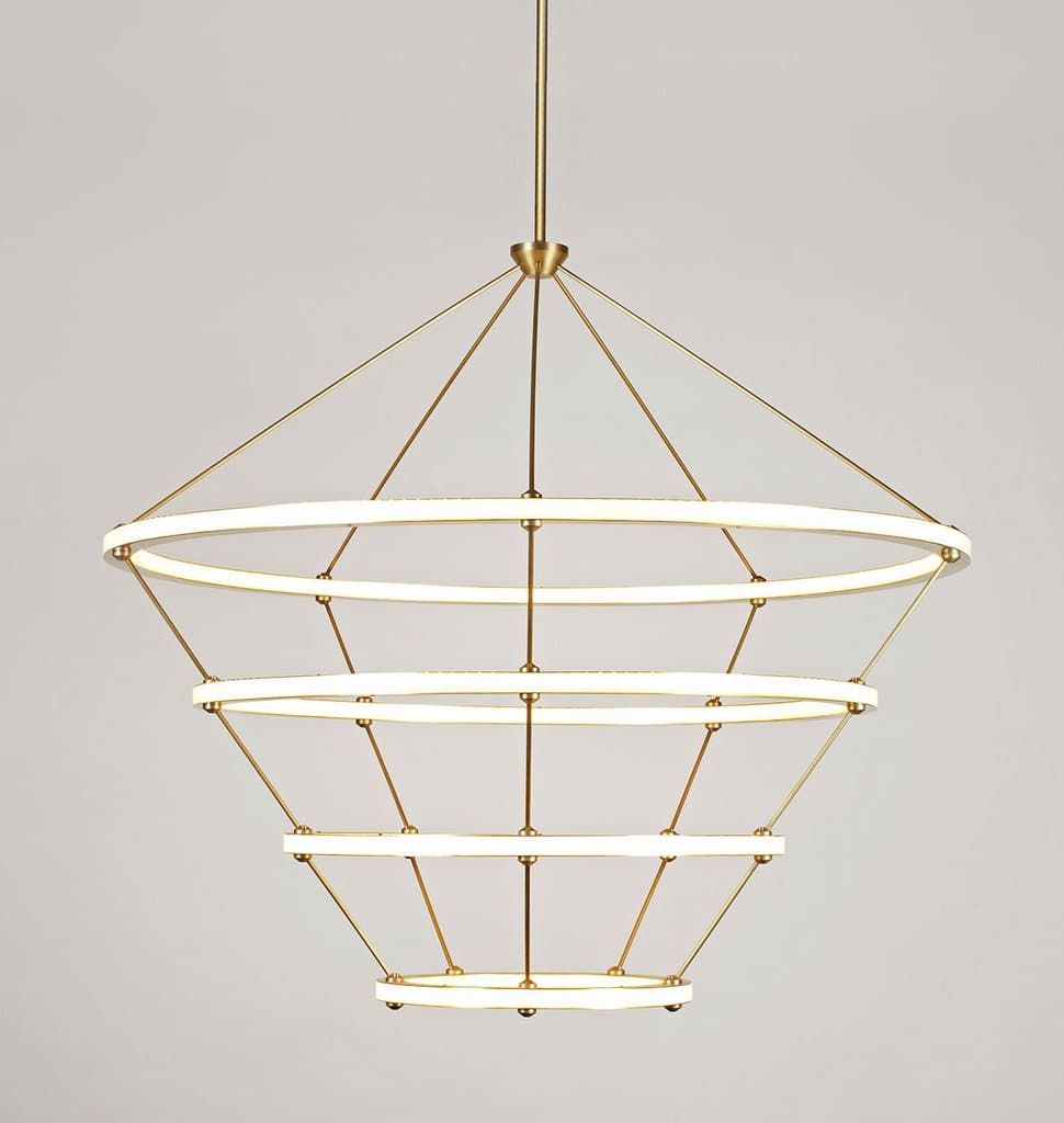Подвесной светильник Roll & Hill Halo Chandelier - 3 Rings Roll & Hill