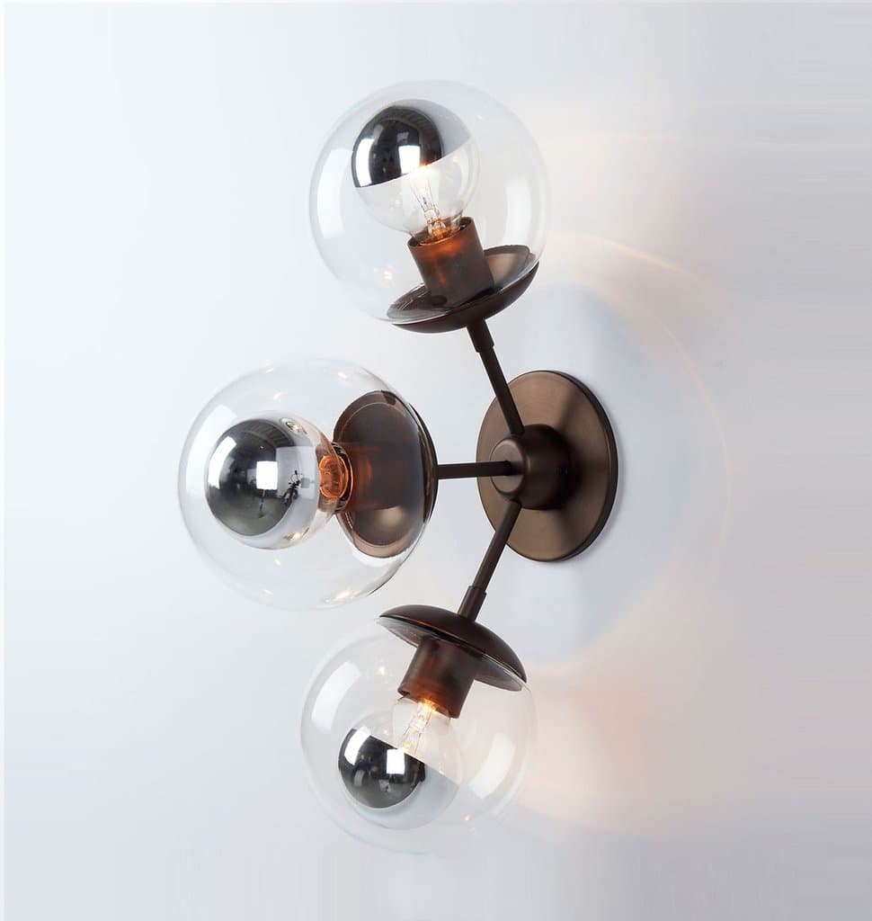 Настенный светильник Roll & Hill Modo Sconce - 3 Globes Roll & Hill