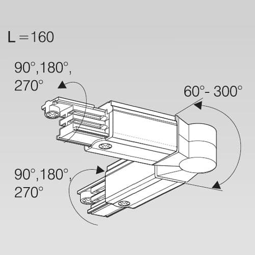 Шинопровод осветительный Nordic Aluminium XTS-24 Nordic Aluminium