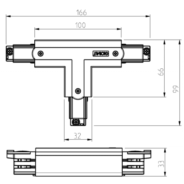 Шинопровод осветительный Nordic Aluminium XTS-40 Nordic Aluminium