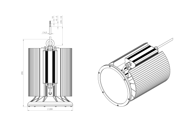 Подвесной светильник Ферекс ДСП 04-70-50-Д120 Ферекс