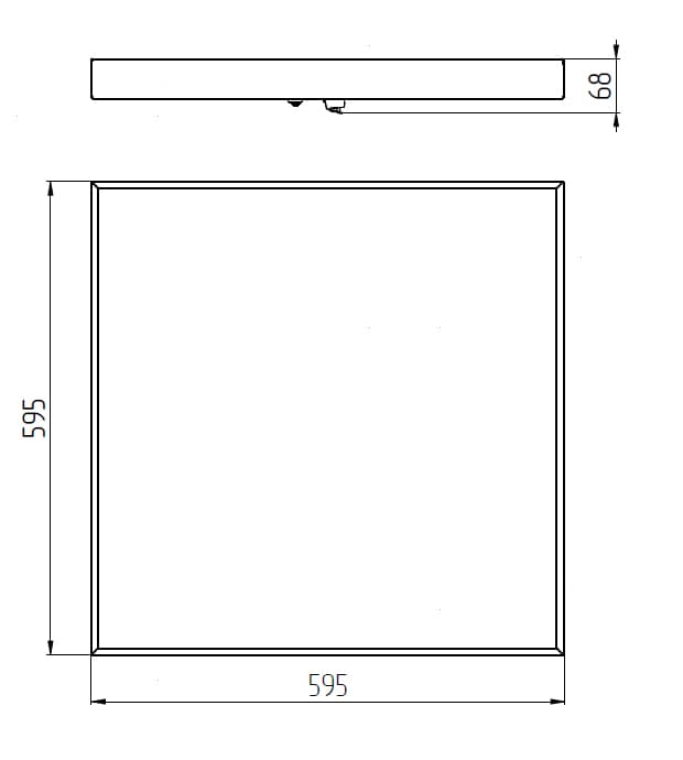 Встраиваемый светодиодный светильник downlight Ферекс ССВ 28-3100-А50 Ферекс