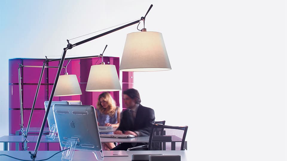 Настольная лампа Artemide Tolomeo Mega Table - Alluminium with switch on/off Artemide