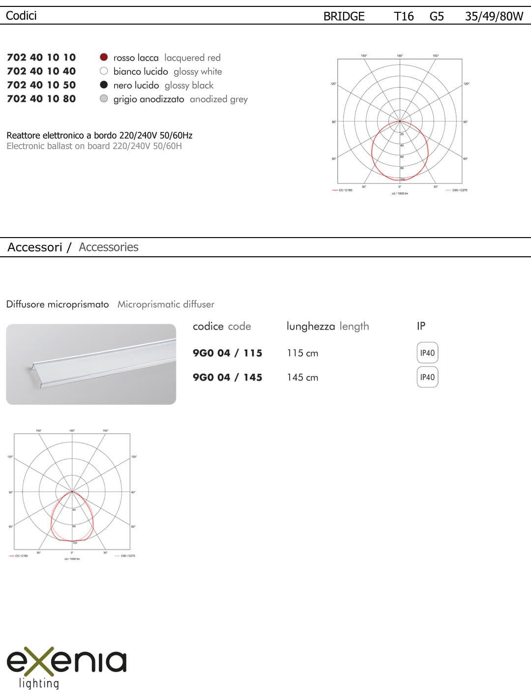 Потолочный светильник Exenia BRIDGE 702401080 Exenia