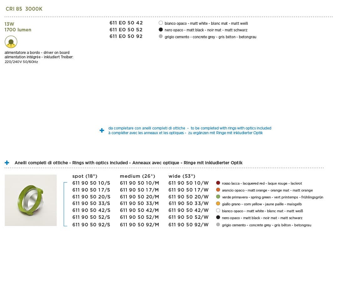 Трековый светодиодный светильник Exenia M3 611E05042 Exenia