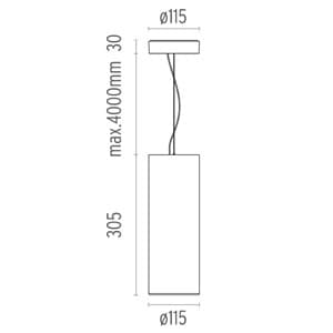 Подвесной светильник Flos Architectural Kap Suspension Ø115 Flos Architectural