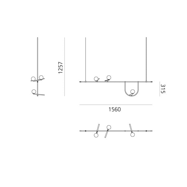 Подвесной светильник Artemide Yanzi suspension 1 Artemide