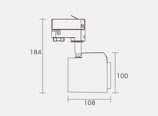 Трековый светодиодный светильник SUNFLEX WATER-DROP TRACK LIGHT 22W SUNFLEX