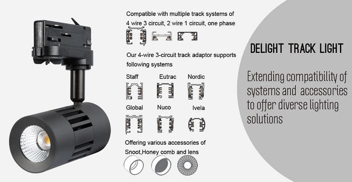 Трековый светильник SUNFLEX DELIGHT BBBL RA 90 SUNFLEX