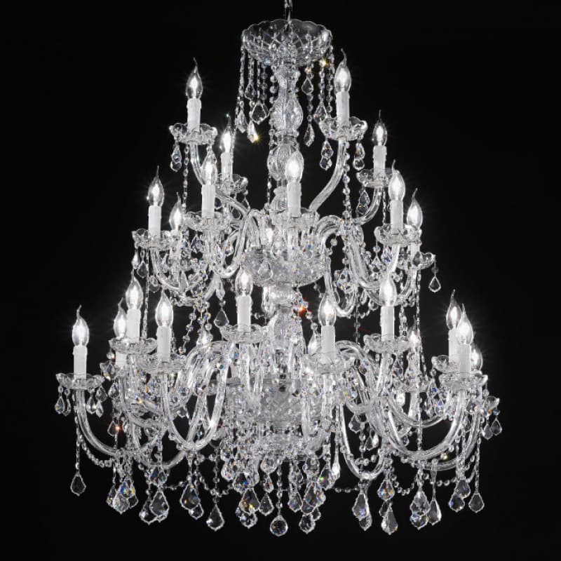 Люстра OR ILLUMINAZIONE 407/16+8+4 CR ASF OR ILLUMINAZIONE