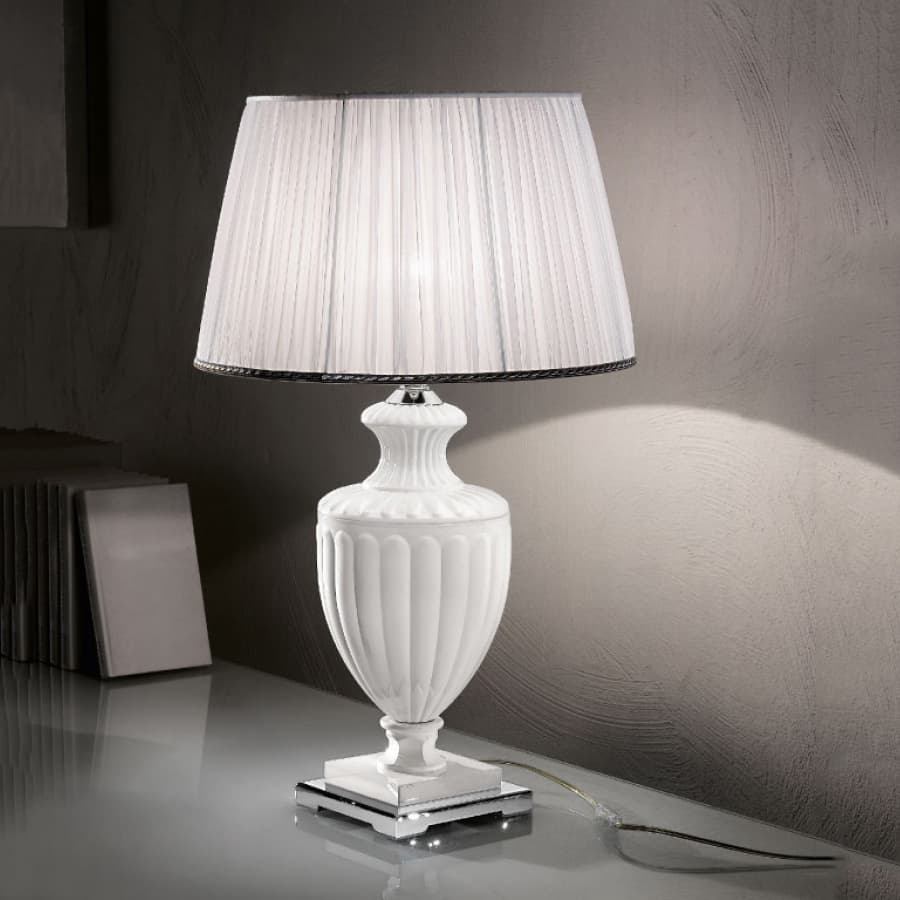 Настольная лампа OR ILLUMINAZIONE 238/LT CR BIANCO OR ILLUMINAZIONE