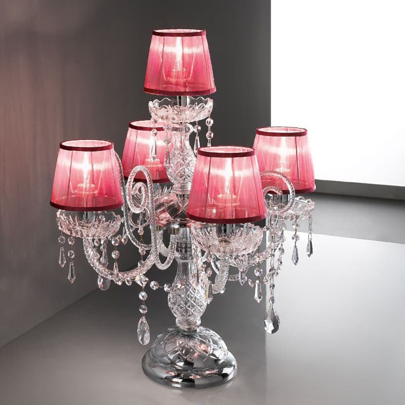 Настольная лампа OR ILLUMINAZIONE 408/FL4+1 PA CR ASF OR ILLUMINAZIONE