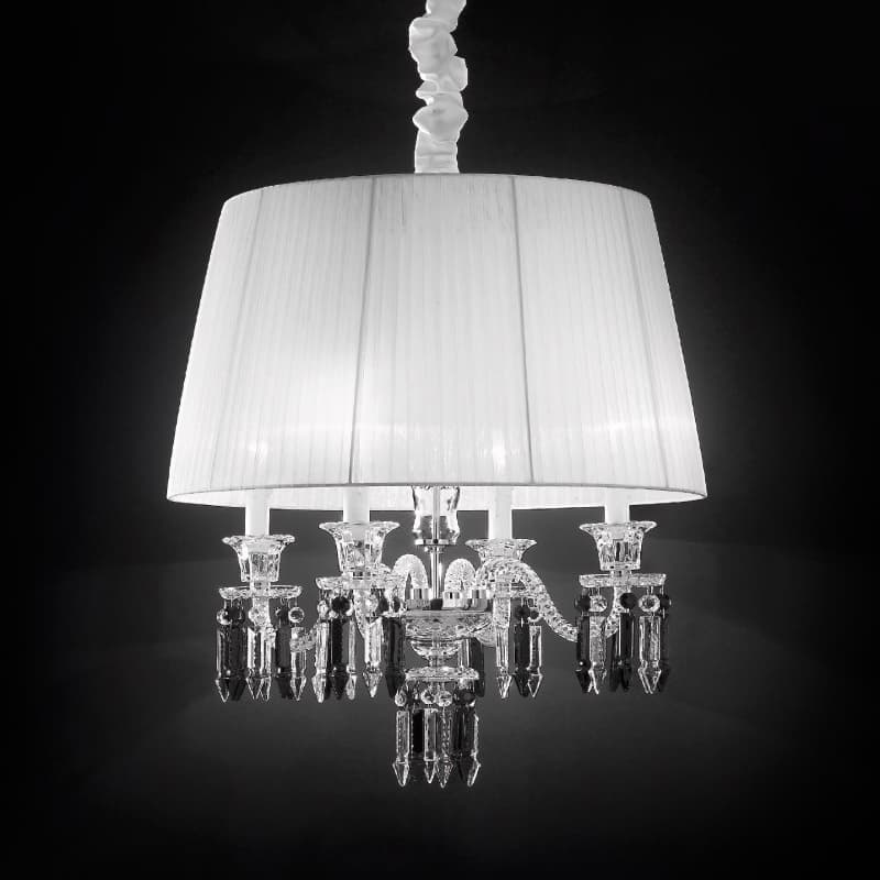 Люстра OR ILLUMINAZIONE 474/S4 CR MIX NERO OR ILLUMINAZIONE