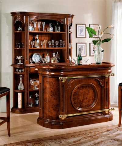 Scappini BAR COUNTER AND BOTTLE RACK