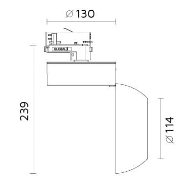 Трековый светильник Forma Lighting Toro Due FormaLighting