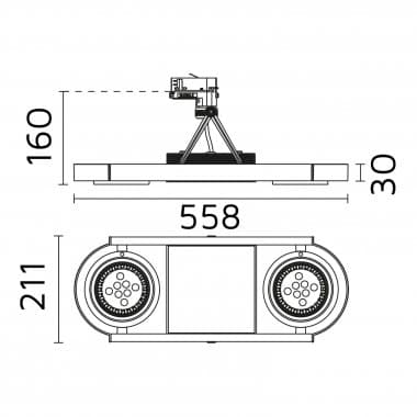 Трековый светильник Forma Lighting Moto-Doblo FormaLighting