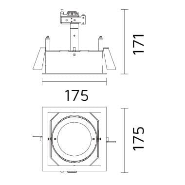 Встраиваемый светильник Forma MultiDomino FormaLighting