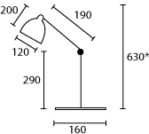 Настольная лампа Heathfield & Co Jato Square table lamp HEATHFIELD & Co