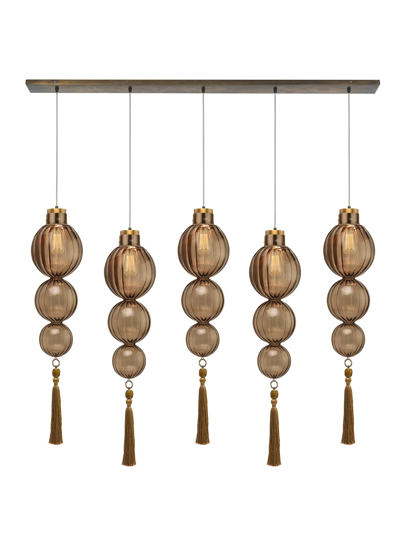 Подвесной светильник HEATHFIELD Medina Rectangle 3 Light HEATHFIELD & Co