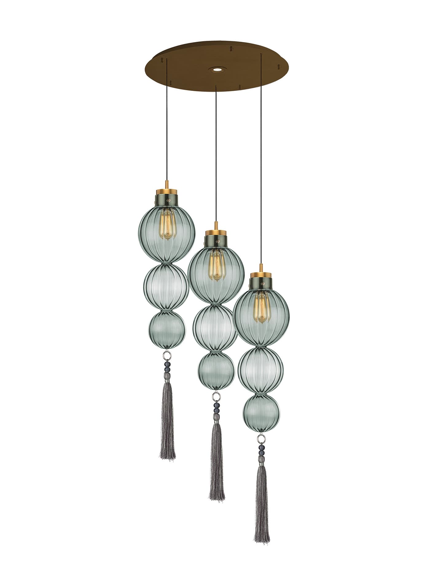 Подвесной светильник HEATHFIELD Medina Round 3 Light HEATHFIELD & Co