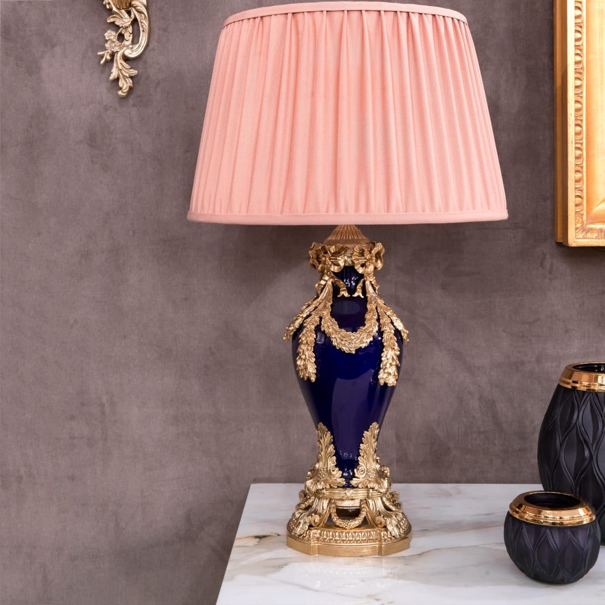 Настольная лампа BADARI Ginevra A1-2005/2/BL BADARI