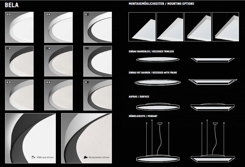 Встраиваемый светильник Molto Luce BINA ROUND 400 RECESSED Molto Luce