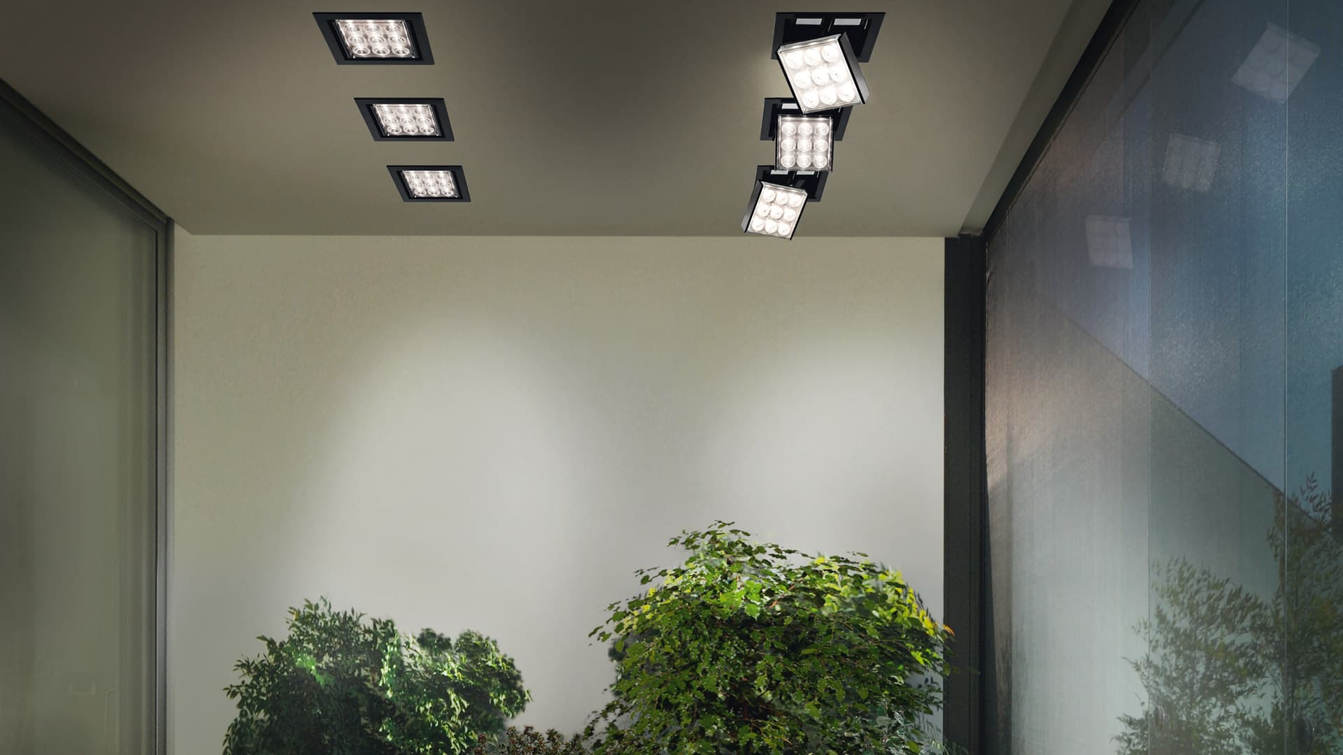 Потолочный светильник Artemide Pad 80 With adjustable lenses Artemide